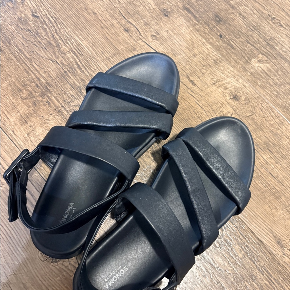 Sonoma Women's Strappy Black Sandals